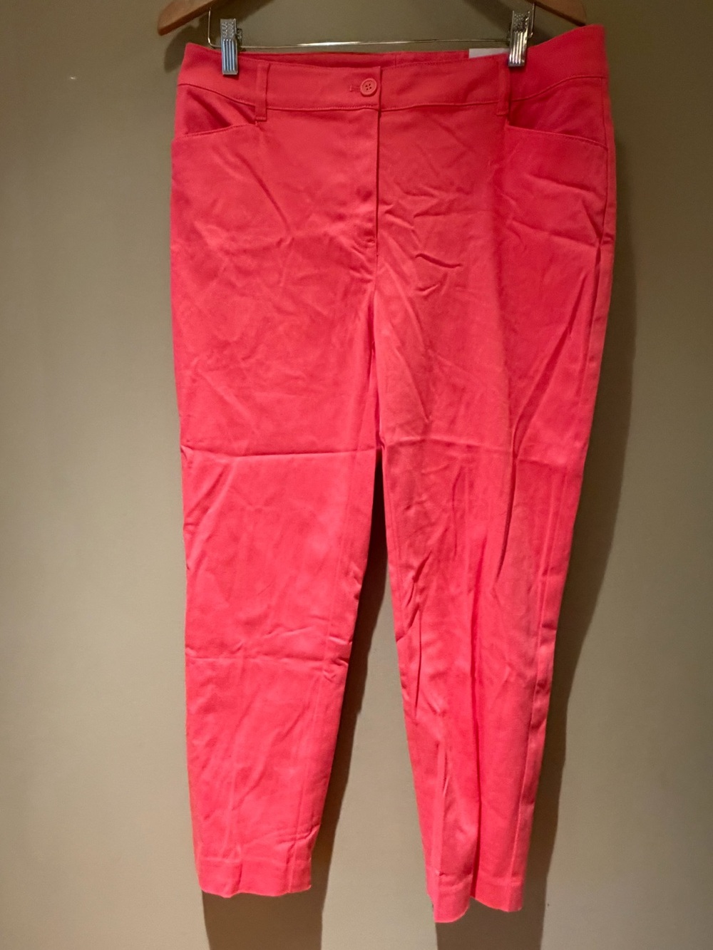 Chico's Coral Pink Slim Ankle Capris 2